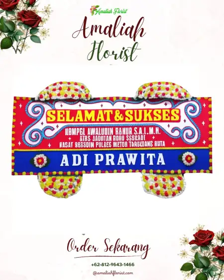 Papan Bunga Ucapan Selamat Tremas