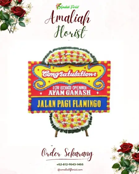 Sewa Papan Bunga Tremas